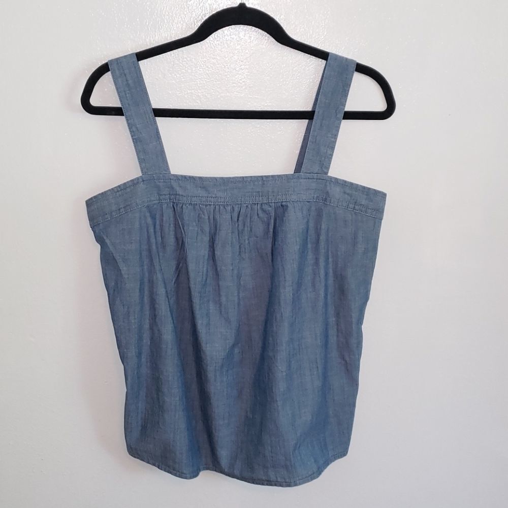 GAP Chambray Tank Top Size Small